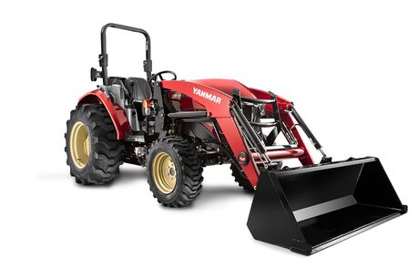 YT359 with Loader and Industrial Tires