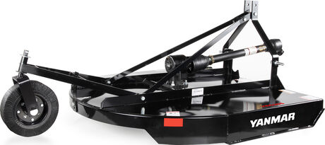 4' Rotary Cutter 100 Series Black with Rear Metal Guard