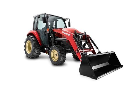 YT359 with Cab, Loader, Grill Guard and Industrial Tires