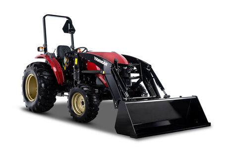 YM342 with Loader and Industrial Tires