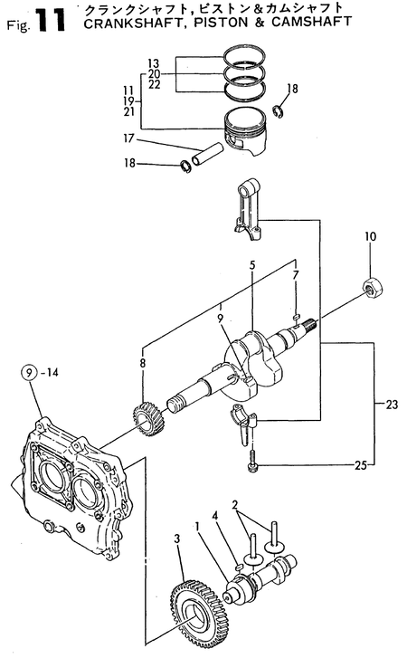 CRANKSHAFT,PISTON & CAMSHAFT (GE70-DPD)