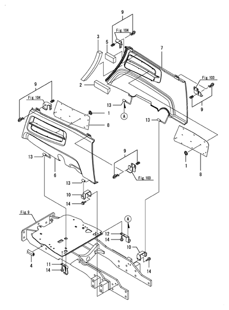 SIDE COVER (EX450(YANMAR))