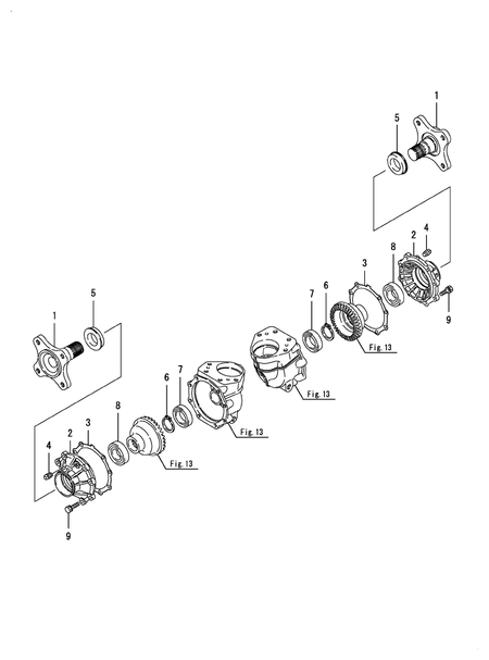 FRONT SPINDLE (SX3100(CCY))