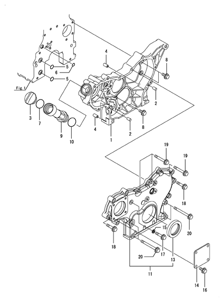 GEAR HOUSING (3TNV88C-D7Y)