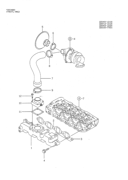 SUCTION MANIFOLD (4TN84TL-RMCD)