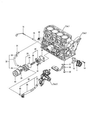 LUB. OIL SYSTEM (4TNV88C-KRNQ)