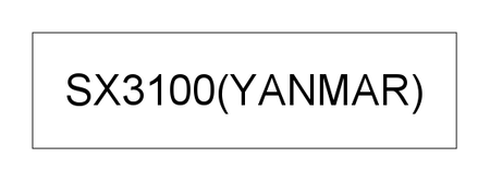 SX3100 YANMAR SX3100 YANMAR