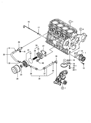 LUB.OIL SYSTEM (4TNV84T-ZDSAD) LUB.OIL SYSTEM (4TNV84T-ZDSAD)