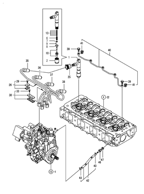 FUEL INJECTION VALVE (4TNV84T-ZDSA2D) FUEL INJECTION VALVE (4TNV84T-ZDSA2D)