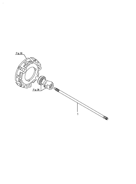 CLUTCH SHAFT (EX450(YANMAR)) CLUTCH SHAFT (EX450(YANMAR))