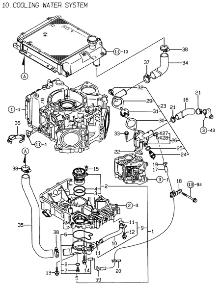 COOLING WATER SYSTEM (2V78-CA) COOLING WATER SYSTEM (2V78-CA)