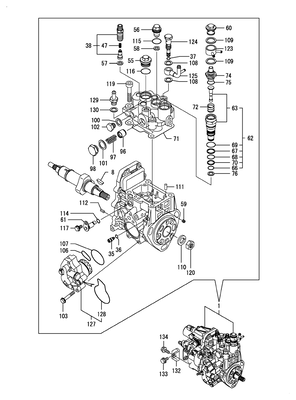 FUEL INJECTION PUMP (3TNV84T-BKSA) FUEL INJECTION PUMP (3TNV84T-BKSA)