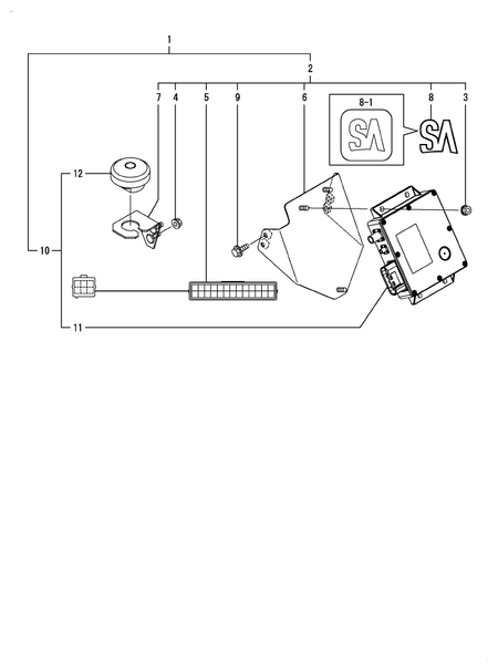 CONTROLLER(SA-R) (YT357AJ,Y(100001-)