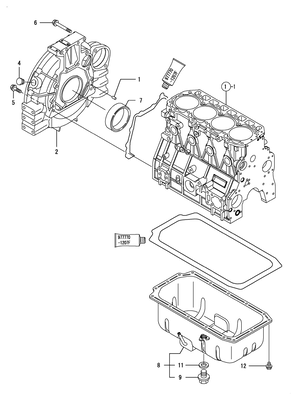 FLYWHEEL HOUSING & OIL SUMP (4TNV98T-ZNSA2D) FLYWHEEL HOUSING & OIL SUMP (4TNV98T-ZNSA2D)
