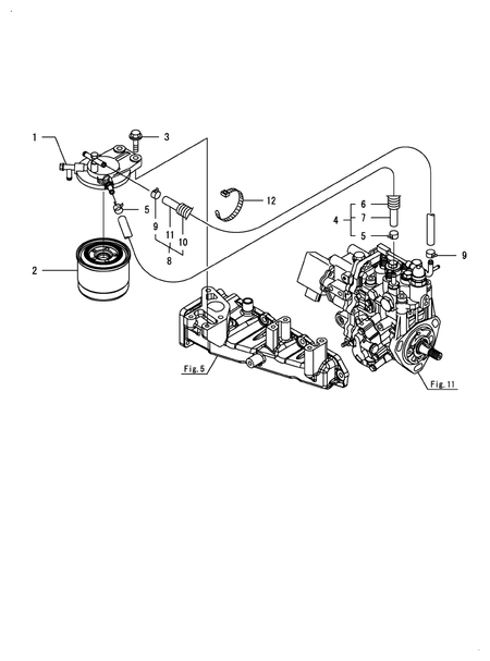 FUEL PIPE (3TNV88F-EPWNV) FUEL PIPE (3TNV88F-EPWNV)