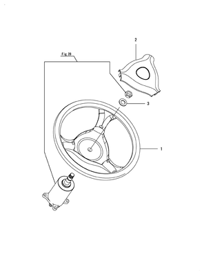 STEERING WHEEL (SC2450(YANMAR))