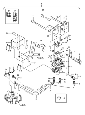 VALVE(REAR REMOTE)(HEMA) (SA223) VALVE(REAR REMOTE)(HEMA) (SA223)