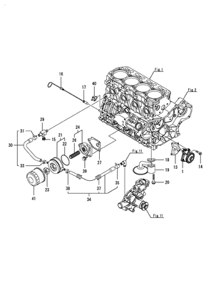 LUB. OIL SYSTEM (4TNV88C-DYEM) LUB. OIL SYSTEM (4TNV88C-DYEM)