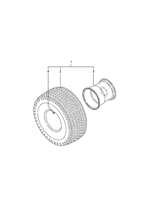 REAR WHEEL TIRE R3G (LX4100(YANMAR)) REAR WHEEL TIRE R3G (LX4100(YANMAR))