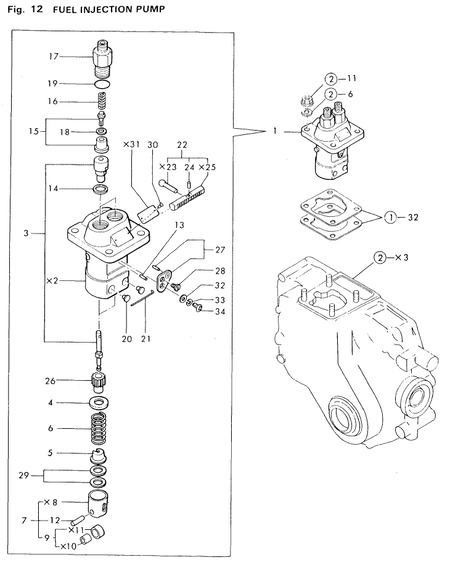 FUEL INJECTION PUMP (2T75U-NP)