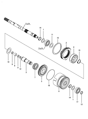 CLUTCH SHAFT (SC2450(YANMAR))