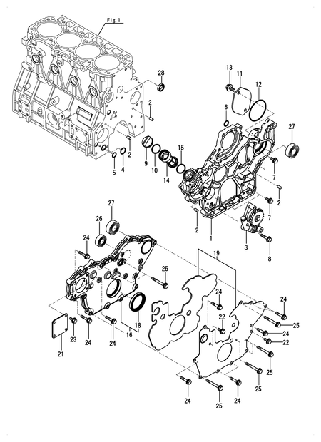 GEAR HOUSING (4TNV98C-PHYBH)