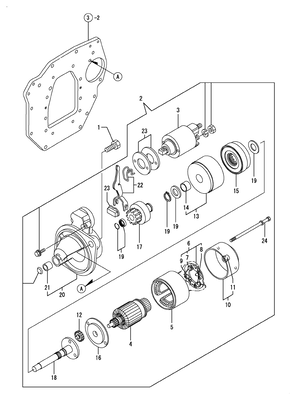 STARTING MOTOR (3TNV82A-BDSA3)