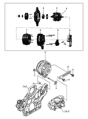 (18A)GENERATOR (FROM E88306) (4TNV98CT-NVT)