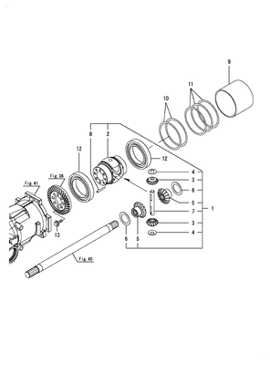 DIFFERENTIAL GEAR (YT359Y)