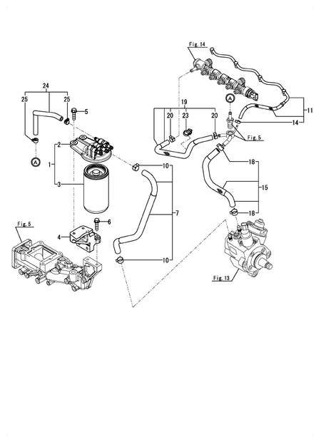 FUEL PIPE (4TNV98C-XNITL)