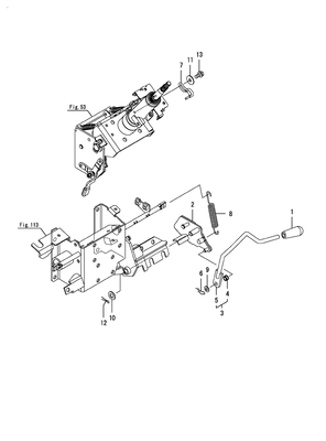 PARKING BRAKE LEVER (YT359Y)