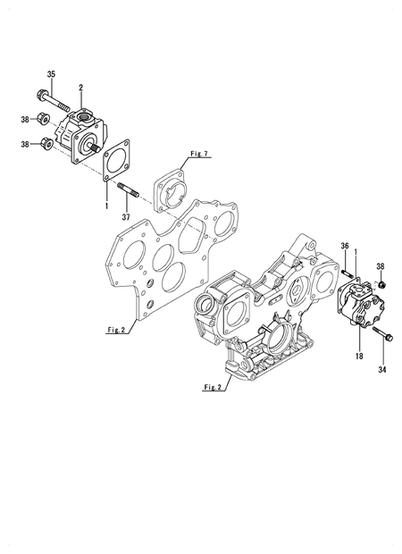 HYDRAULIC PUMP (3TNV84-NRE) HYDRAULIC PUMP (3TNV84-NRE)