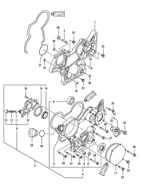 GEAR HOUSING (3TNV70-PUKA)