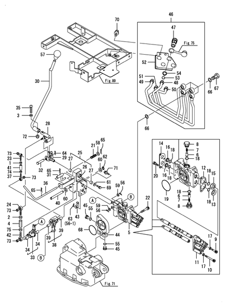 SUB CONTROL VALVE (SX3100(YANMAR))