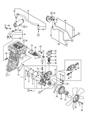 COOLING WATER SYSTEM (4TNV84T-ZDSA3D)