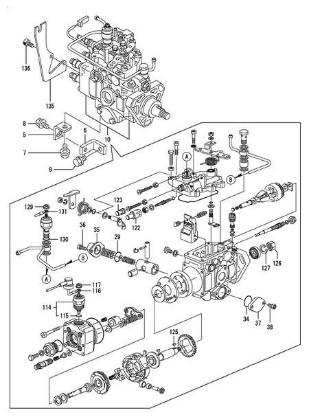 FUEL INJECTION PUMP (4TNE98-BQFLC)