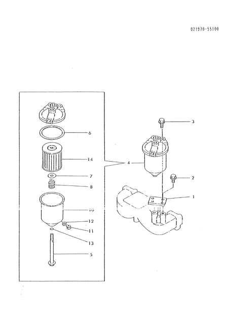 FUEL STRAINER (4T95LT-NC) FUEL STRAINER (4T95LT-NC)