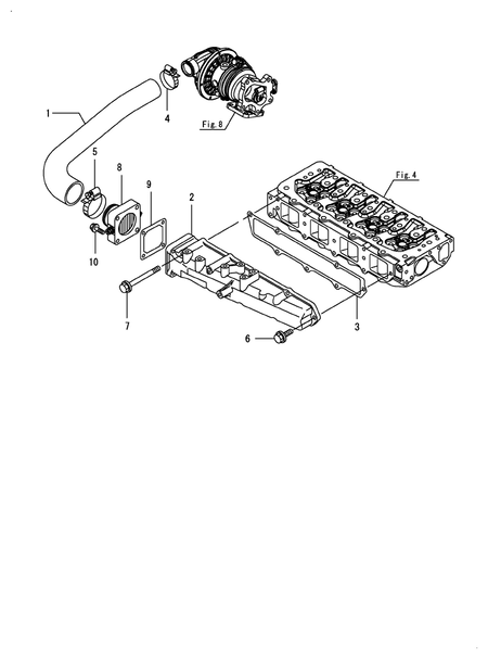 SUCTION MANIFOLD (4TNV84T-BGGES)