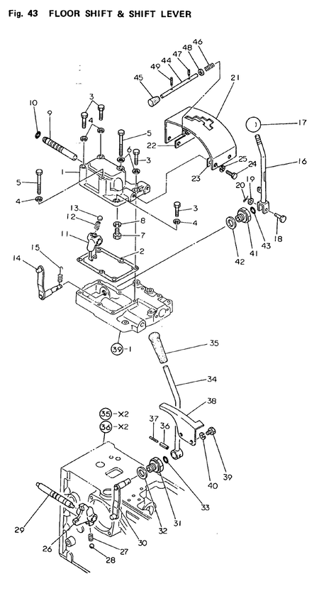 Shop FLOOR SHIFT & SHIFT LEVER (YM186D(FLOOR) today | Yanmar US