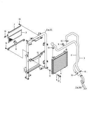 OIL COOLER(CABIN) (YT359Y) OIL COOLER(CABIN) (YT359Y)