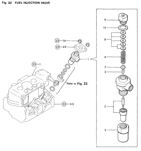 FUEL INJECTION VALVE (2T75U-N)