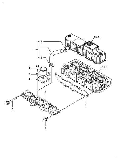 SUCTION MANIFOLD (4TNV88-BKITL)