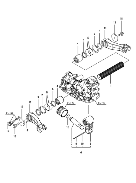 LIFT CRANK (LX4100(YANMAR))