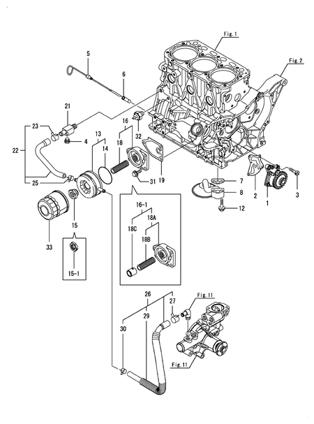 LUB. OIL SYSTEM (3TNV88C-DTR3)