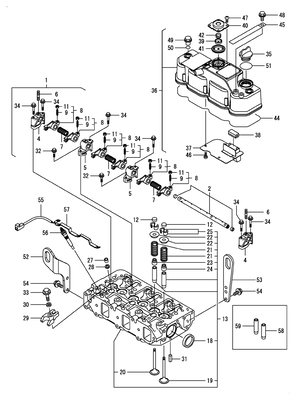 CYLINDER HEAD & BONNET (3TNV88F-EPMT) CYLINDER HEAD & BONNET (3TNV88F-EPMT)