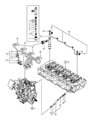 FUEL INJECTION VALVE (4TNV84T-ZDSAD) FUEL INJECTION VALVE (4TNV84T-ZDSAD)