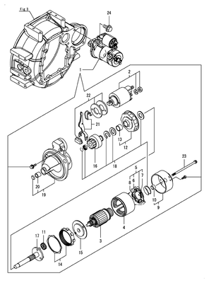 STARTER MOTOR (3TNV88F-EPMT) STARTER MOTOR (3TNV88F-EPMT)