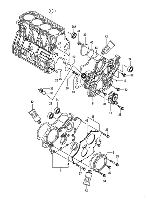 GEAR HOUSING (4TNV98-NSA2) GEAR HOUSING (4TNV98-NSA2)