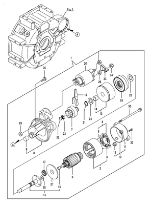 STARTER MOTOR (3TNV74F-SDSA) STARTER MOTOR (3TNV74F-SDSA)