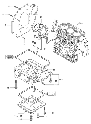 MOUNTING FLANGE & OIL SUMP (3TNV88-BNRG3H)